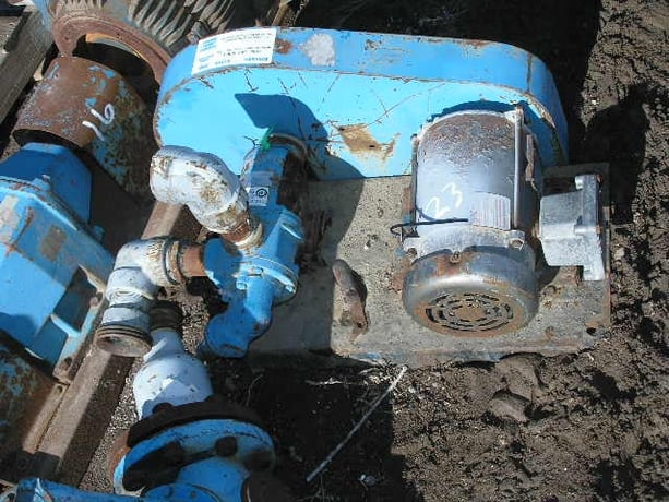 2" Viking #HX4-115, Small Pump, on skid, 2" discharge, 34 GPM, 100 psi, 1.5 HP, 1750 RPM - Image 1