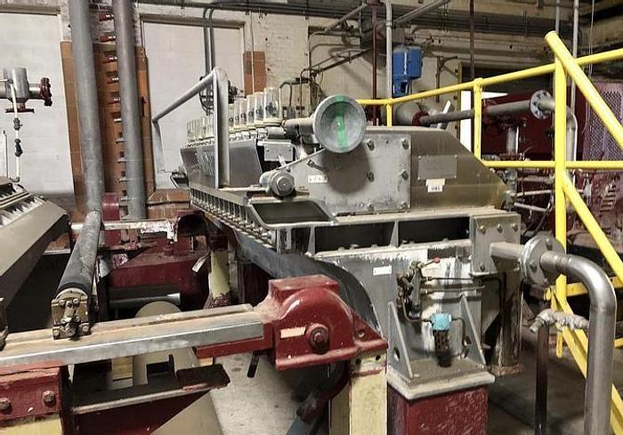 Sandy Hill, hydraulic headbox, 90" pond width, Stainless Steel, 1200 GPM - Image 1
