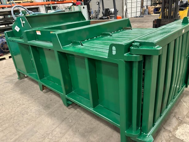Excel #EX-60, closed door dual cylinder baler, (2) 6" cyinders, 20 HP - Image 1