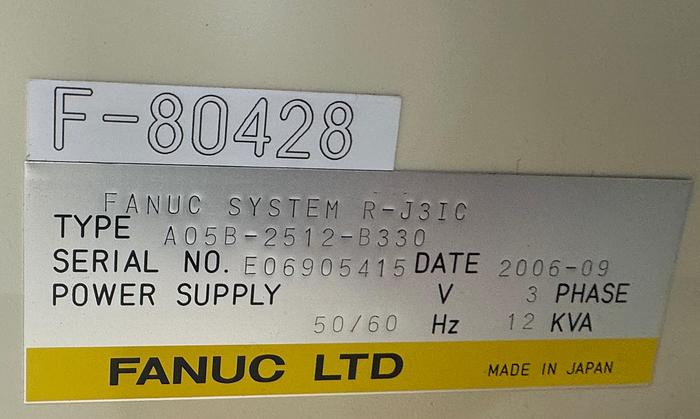 Fanuc, m- 16ib/20, 6-Axis CNC robot, R30iA controller, pendant, cables, under 300 hours of use, 2006 - Image 3