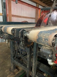 Morgan Scragg Mill, 40" blades, 50 hp motors, 5 hp hydraulic pack, hydraulic setworks, live deck controls - Image 3