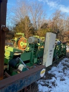 Newman #KM16, Trimsaw, 90% rebuilt with new main shaft, bearings, chains, aluminum slides, sprockets etc. - Image 5