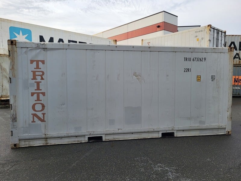 20' White working refrigerated shipping container, Triton #TRIU6732629 - Image 5