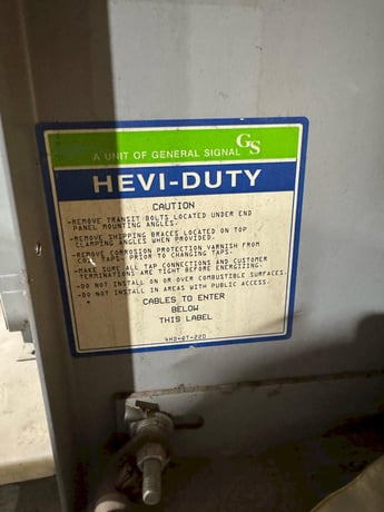 150 KVA 480 Delta Primary, 240 Delta Secondary, General Signal General Signal, Transformer - Image 7
