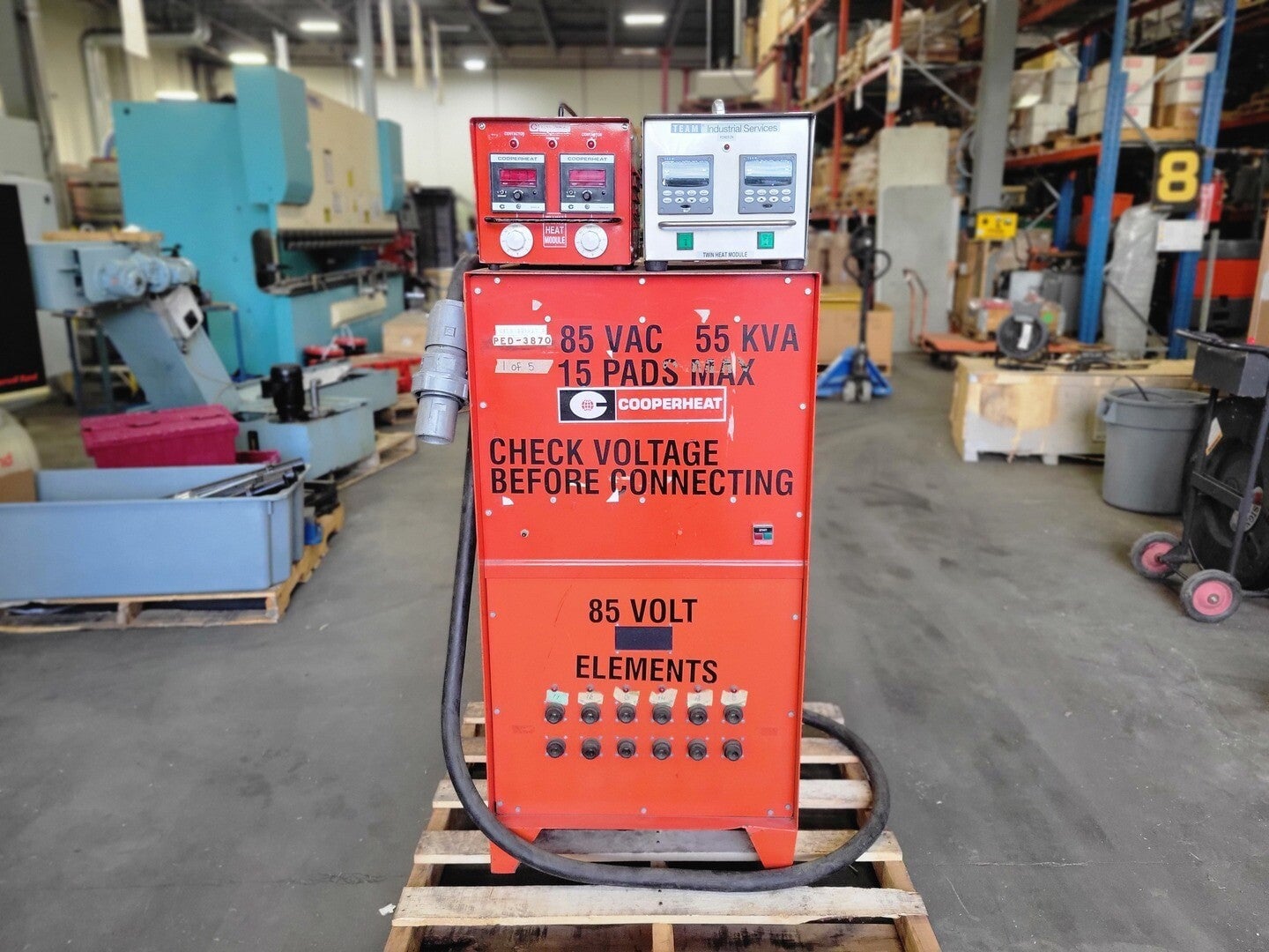 Cooperheat Equipment heat treatment system, 2 x 6 way power source & all accessories - Image 1
