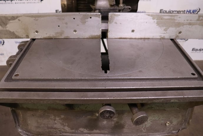 15" Thomas #25, chop/cut-off saw, 4.5 HP, 45-90° miter angle, 230 V.' - Image 7