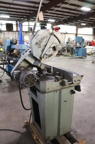 15" Thomas #25, chop/cut-off saw, 4.5 HP, 45-90° miter angle, 230 V.' - Image 9