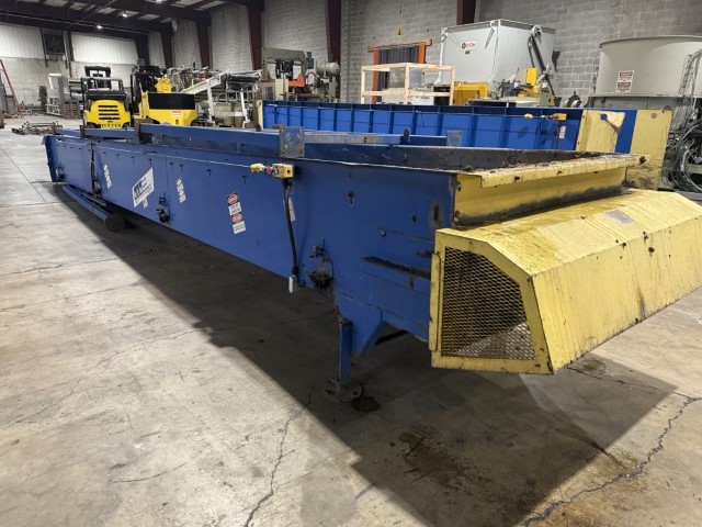 48" wide x 28' long, REM #TRC-28, incline belt conveyor, 7.5 HP, stand - Image 3