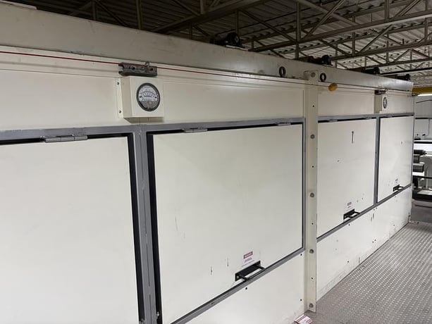 110" Natural gas dryer section, Pyradia, 18' drying length, 500 FPM, 1000000 BTU/Hr., 2015 - Image 3