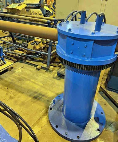 8000 lb. Ruesch, 2 arm turnstile, 48" arms, 6" diameter bar, manual rotation - Image 3