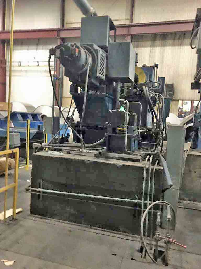 40000 lb. Stamco, uncoiler, 60" width, 100" O.D., 16"-20" ID, overarm holddown, slide base, 100 HP DC motor - Image 2