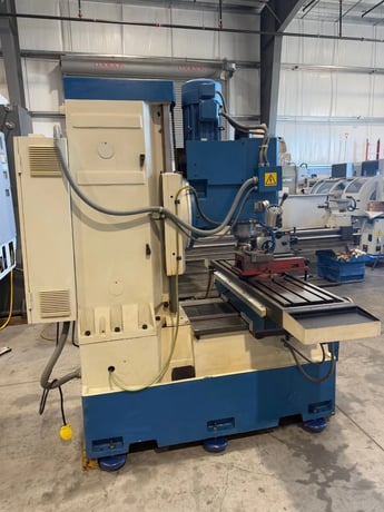 Knuth #KB-1400, universal bed mill, 16" x55" tbl., 1 HP, 37.4" X, 16" Y, 20" Z, 30-1800 RPM, #50, digital - Image 8