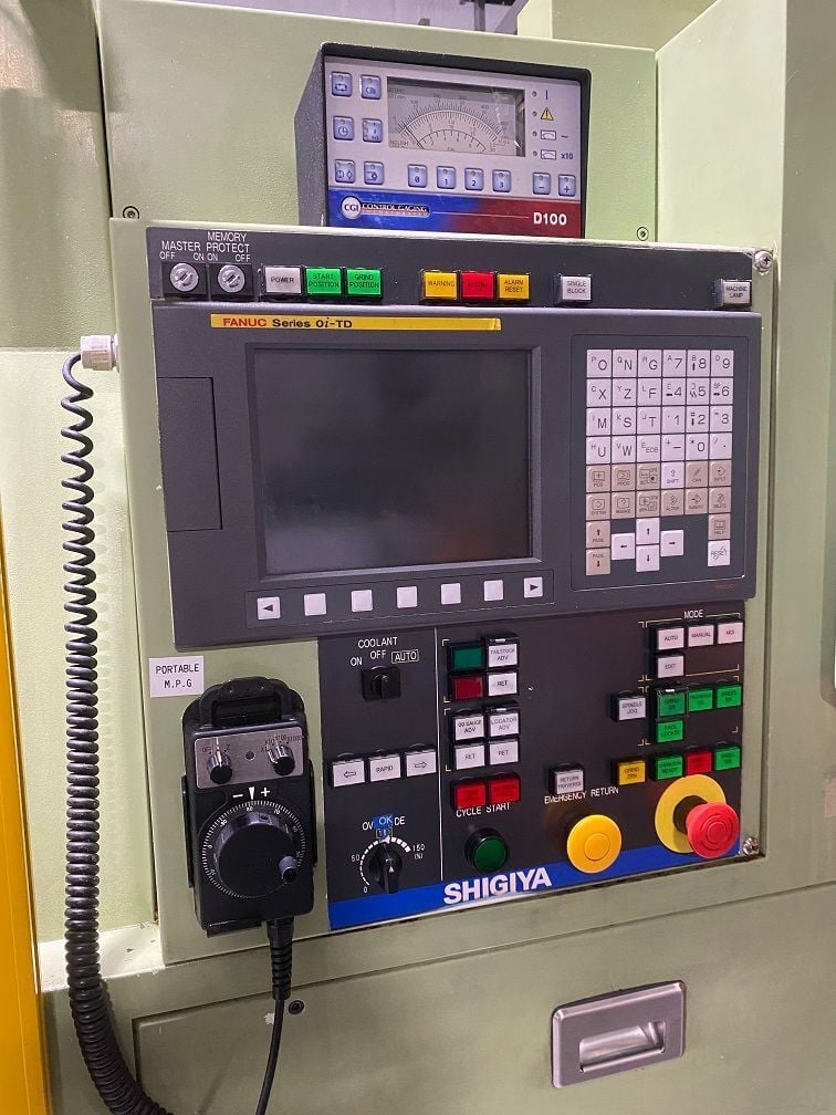 11.8" x 19.6" Shigiya #GPS-30B50, universal cylindrical grinder, 16" x 2" x 6" wheel, Fanuc, 2014 - Image 4