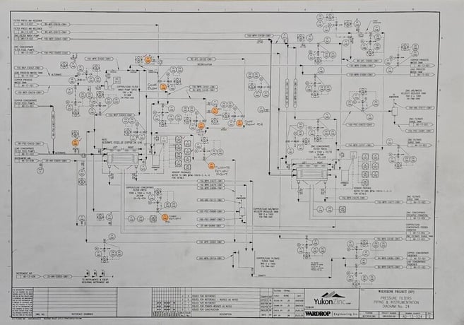 Metso #VPA, dual pressure filter press, includes all supporting equipment & structures - Image 2