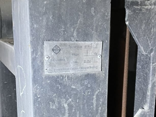 Metso #KYF-16, 3-cell zinc scavenger flotation machine, 29.8 KW 16 m3 - Image 2