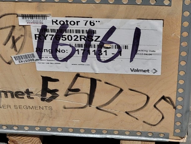 Valmet #RY76502, refiner segments, CD-rotor 76", new surplus - Image 3