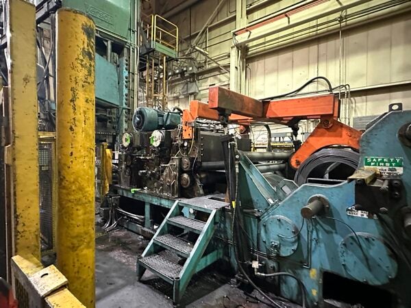 2500 Ton, Verson #S1-2500-72-72, SSSC press, 22" stroke, 48" Shut Height, 72" x72" bed area, 12 SPM - Image 9