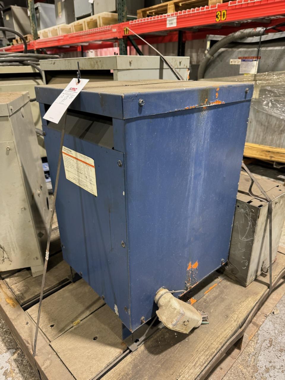 15 KVA 460 Primary, 230Y/133 Secondary, Powertran #36B, S/N FH150, 60 Hz, 3 phase - Image 2