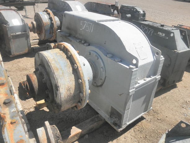 125 HP @ 1150 RPM, Falk #2135Y2-B, Parallel Shaft Gearbox, 29 RPM output, 39.05:1 Ratio, 1.34 service factor - Image 1