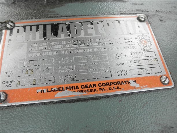 3130 HP @ 1000 RPM, Philadelphia #14.5HSA, Parallel Shaft Gearbox, 4029 RPM output, 4.02 :1 Ratio, 2.0 - Image 6