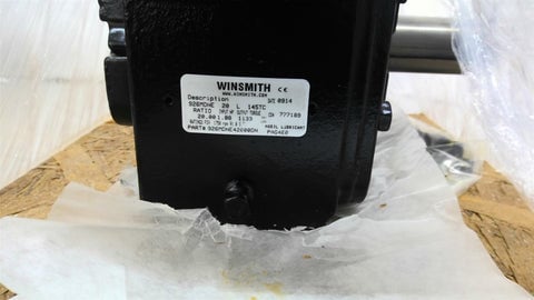 1.88 HP, Winsmith #926MDNE42000DN, left angle speed reducer, 20.00 :1 ratio - Image 9