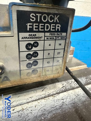 Powermatic #TS-80, wood shaper with stock feeder - Image 4