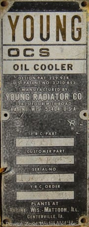 Young #274551, Hydraulic Oil Cooler - Image 2