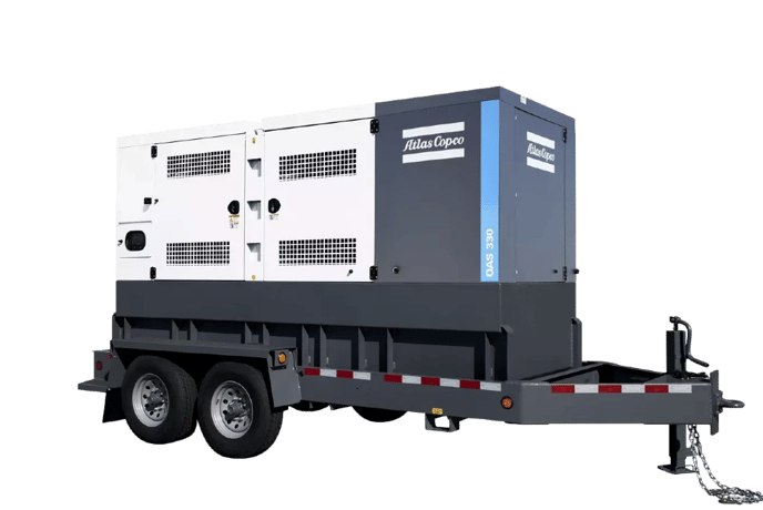 290 KW Atlas Copco #QAS330JD T4F diesel generator set, standby, 600 Volts multi, 2024 - Image 1