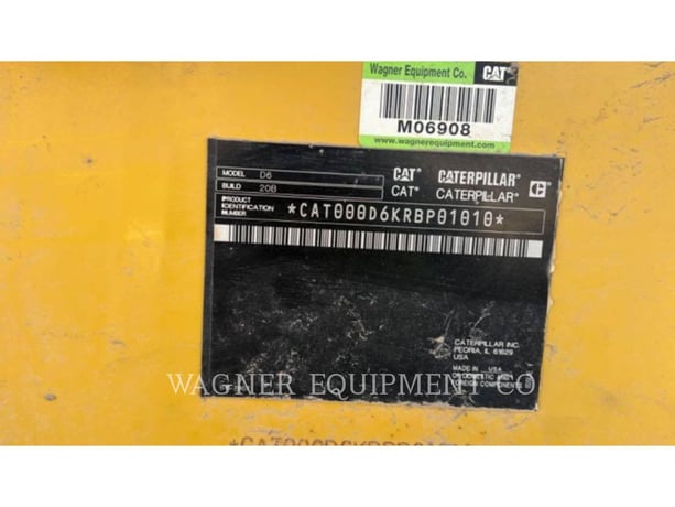 Caterpillar D6 VP, Crawler Dozer, 2756 hours, S/N: RBP01010, 2021 - Image 6