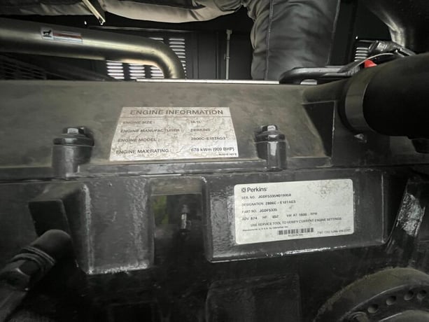 600 KW Perkins #SD600, diesel generator set, 277/480 Volts, 3-phase, 909 HP @ 1800 RPM, 2806C-E18TAG3 engine - Image 10