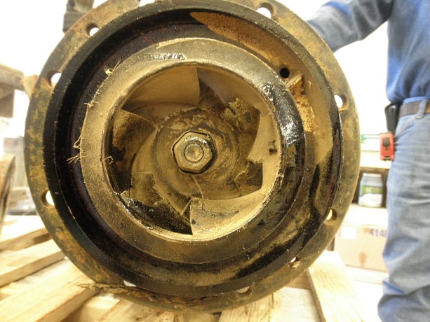 525 GPM @ 104' TDH, Grundfos #C9614, Centrifugal Pump, Vert., 1-Stage, 4" suction, 4" discharge, 3500 RPM - Image 5