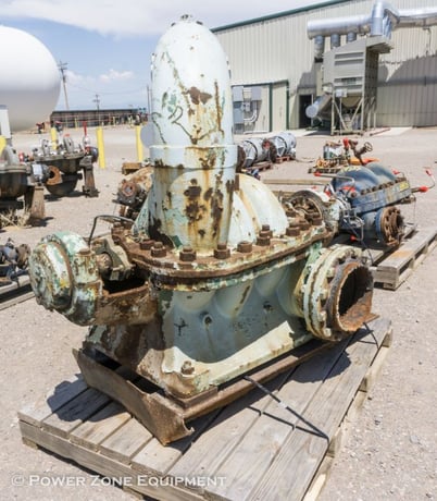 2500 GPM @ 300' TDH, Peerless #8TU-16, Centrifugal Pump, Horz., BB3, 2-Stage, 17.25" imp., 10" suction, 8" - Image 3