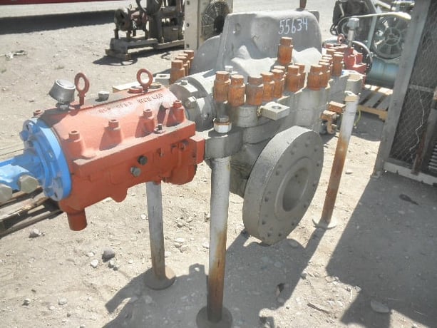 575 GPM @ 1100' TDH, Sulzer Bingham #3x6x9C-MSD, Centrifugal Pump, Horz., BB3, 5-Stage, 8.13" imp., 6" - Image 1