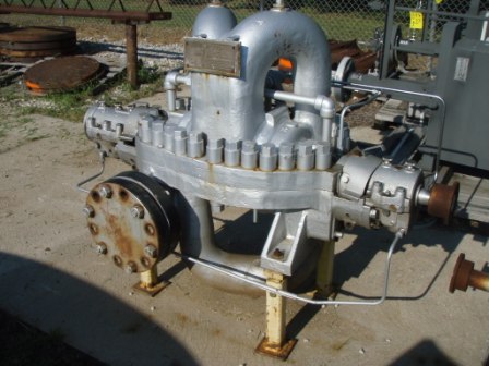 870 GPM @ 1150' TDH, Byron-Jackson #4x6-OLMX, Centrifugal Pump, Horz., BB3, 4-Stage, 6" suction, 4" - Image 2