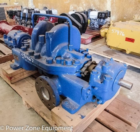 185 GPM @ 1415' TDH, Ingersoll-Rand #1-1/2-NTM4, Centrifugal Pump, Horz., 2-Stage, 4" suction, 3" discharge - Image 3