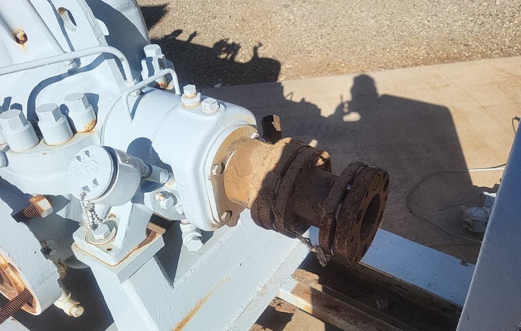 700 GPM @ 1879' TDH, Byron-Jackson #4x6x9C-DVMX, Centrifugal Pump, Horz., BB3, 9/6 Stage, 6" suction, 4" - Image 7