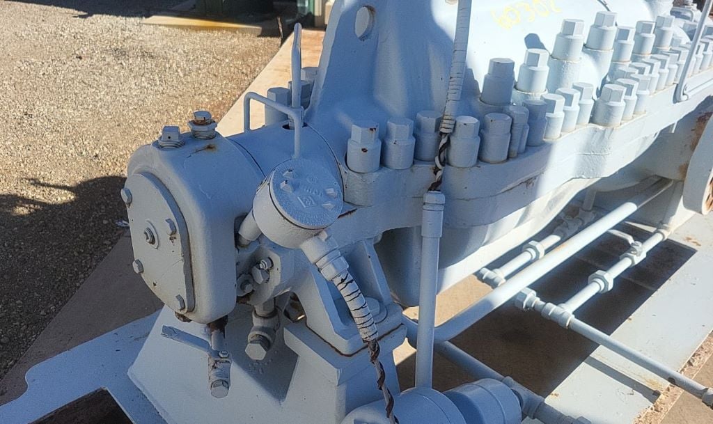 700 GPM @ 1879' TDH, Byron-Jackson #4x6x9C-DVMX, Centrifugal Pump, Horz., BB3, 9/6 Stage, 6" suction, 4" - Image 8