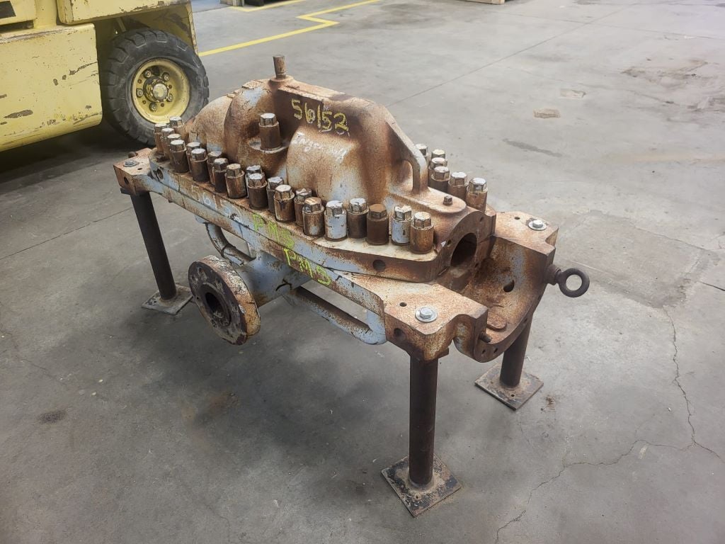 700 GPM @ 1920' TDH, Ingersoll-Rand #3x10DA-6, Centrifugal Pump, Horz., 6-Stage, 6" suction, 3" discharge - Image 3