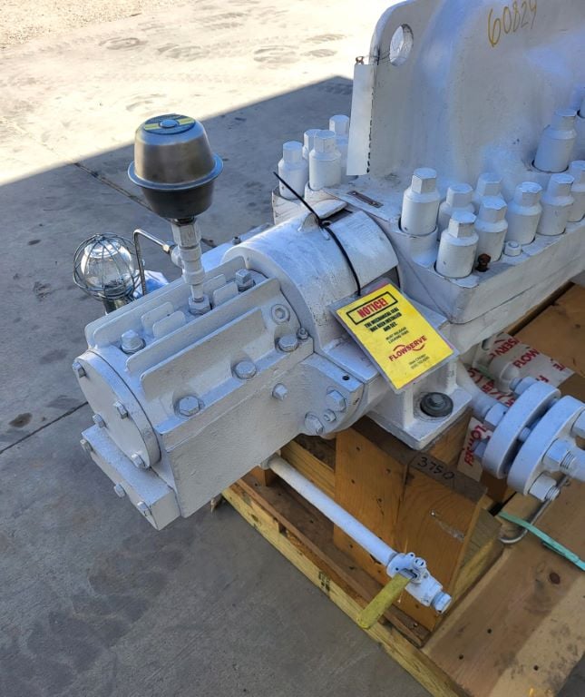 970 GPM @ 1925' TDH, Flowserve #4x6x10-7/5, Centrifugal Pump, Horz., BB3, 5-Stage, 6" suction, 4" discharge - Image 9