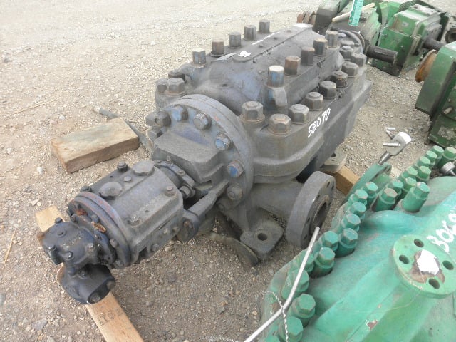 900 GPM @ 1929' TDH, Ingersoll-Rand #4HMT-6, Centrifugal Pump, Horz., BB3, 6-Stage, 6" suction, 4" discharge - Image 2