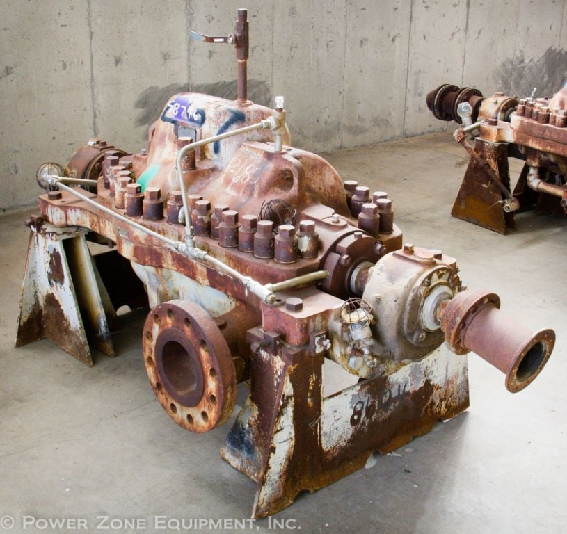 1280 GPM @ 2075' TDH, Ingersoll-Rand #4x11DA-5, Centrifugal Pump, Horz., BB3, 5-Stage, 11" imp., 6" suction - Image 2