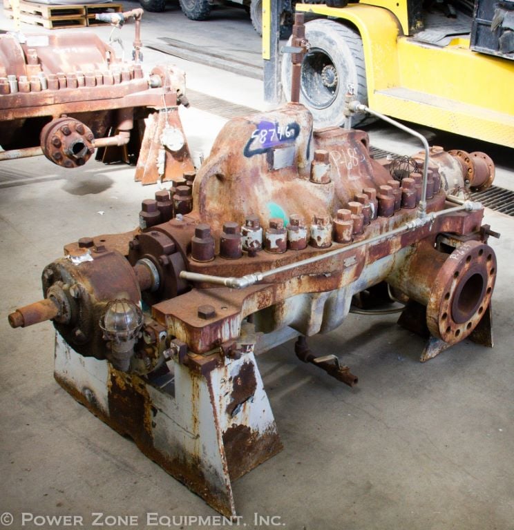 1280 GPM @ 2075' TDH, Ingersoll-Rand #4x11DA-5, Centrifugal Pump, Horz., BB3, 5-Stage, 11" imp., 6" suction - Image 4