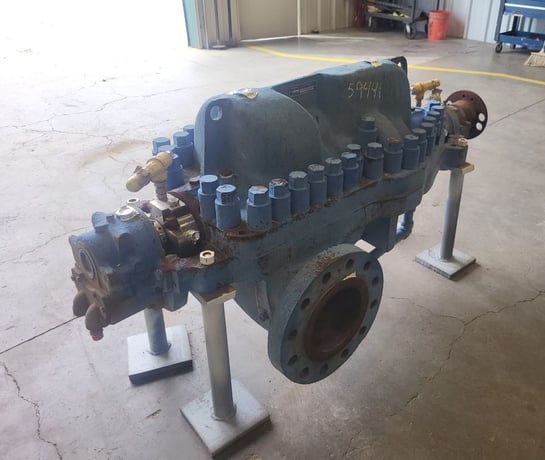 1000 GPM @ 2142' TDH, Sulzer Bingham #4x8x10.5B-MSDD, Centrifugal Pump, Horz., 5-Stage, 10.5" imp., 8" - Image 2