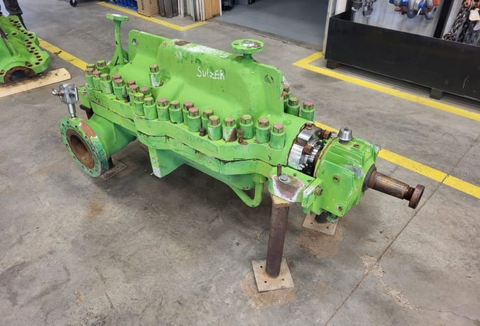 650 GPM @ 2250' TDH, Sulzer Bingham #3x6x9C-MSD, Centrifugal Pump, Horz., BB3, 7-Stage, 9.38" imp., 6" - Image 1