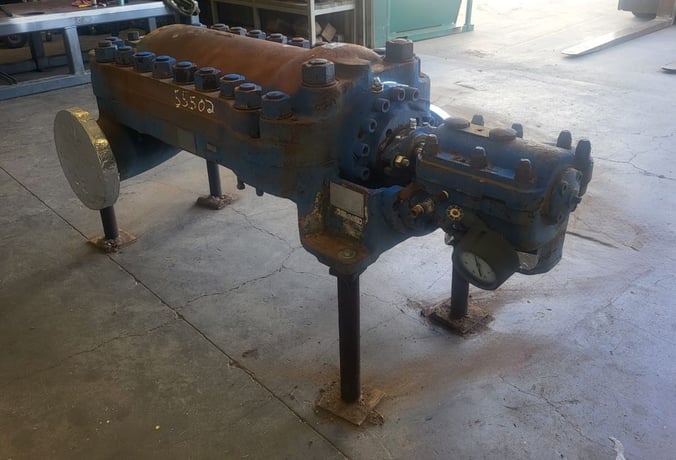 1000 GPM @ 2500' TDH, Ingersoll-Rand #5HMTA-7, Centrifugal Pump, Horz., BB3, 7-Stage, 8" suction, 6" - Image 3