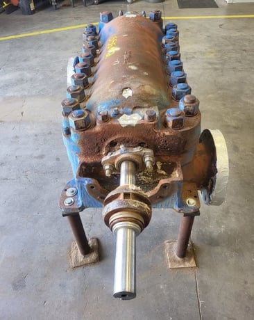 1000 GPM @ 2500' TDH, Ingersoll-Rand #5HMTA-7, Centrifugal Pump, Horz., BB3, 7-Stage, 8" suction, 6" - Image 9