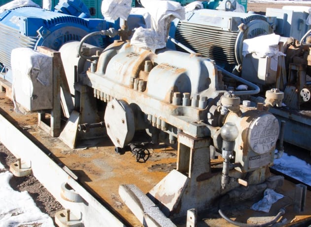 458 GPM @ 2510' TDH, Union #3x4-MOC9, Centrifugal Pump, Horz., BB3, 9-Stage, 9.63" imp., 4" suction, 3" - Image 9
