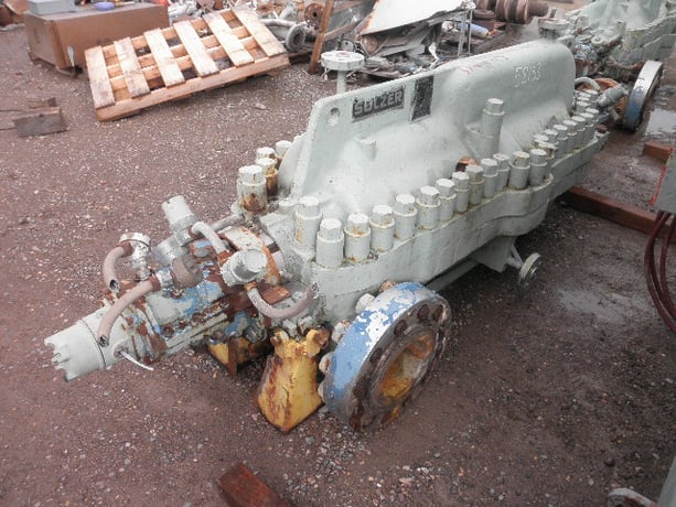 2188 GPM @ 3525' TDH, Sulzer Bingham #6x8x12.5A-MSD, Centrifugal Pump, Horz., BB3, 7-Stage, 12.13" imp., 8" - Image 3