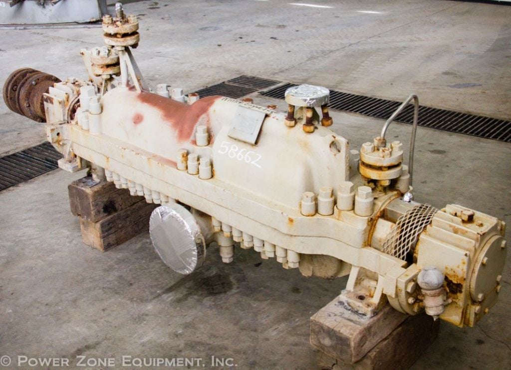 438 GPM @ 4754' TDH, Flowserve #3x6x9M-DVMX, Centrifugal Pump, Horz., BB3, 11-Stage, 9.22" imp., 6" suction - Image 1