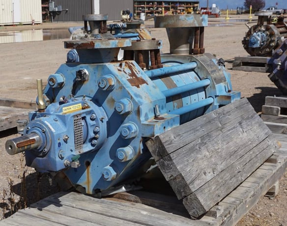 1992 GPM @ 4810 ' TDH, KSB #HGC-5/7, Centrifugal Pump, Horz., 7-Stage, 8" suction, 6" discharge, 3582 RPM - Image 2